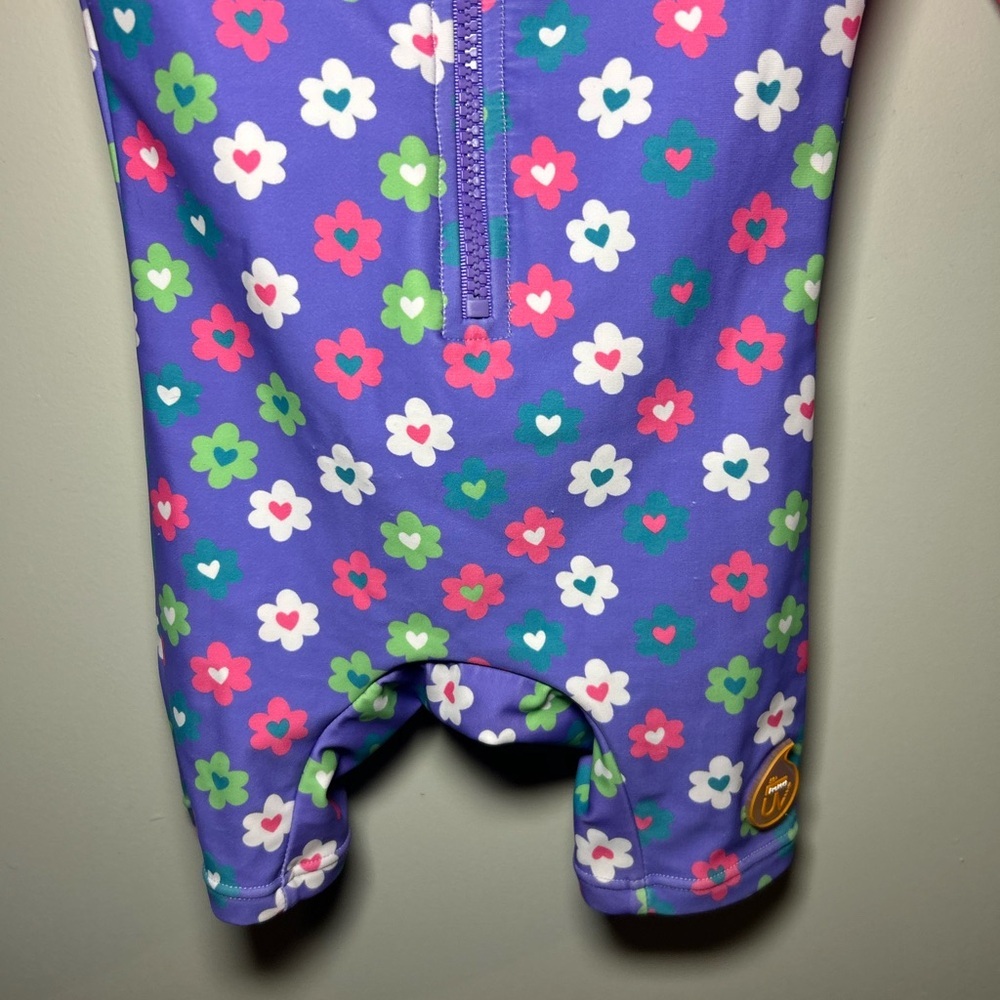 5 For $30 Floral Kids Rashguard in Pink and Blue - Picture 4 of 10